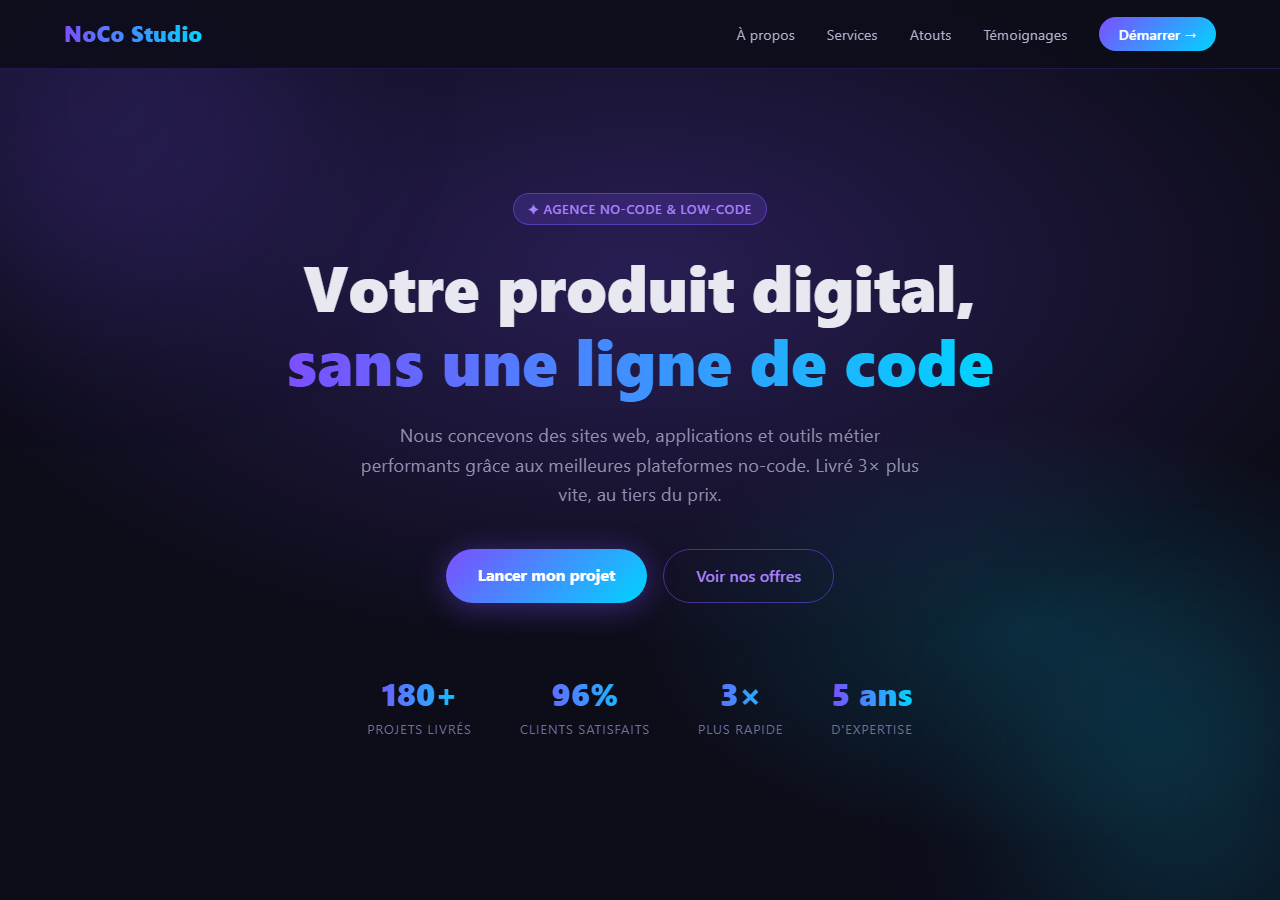 Template — Agence no-code