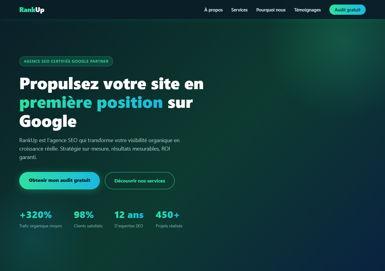 Template — Agence SEO & référencement