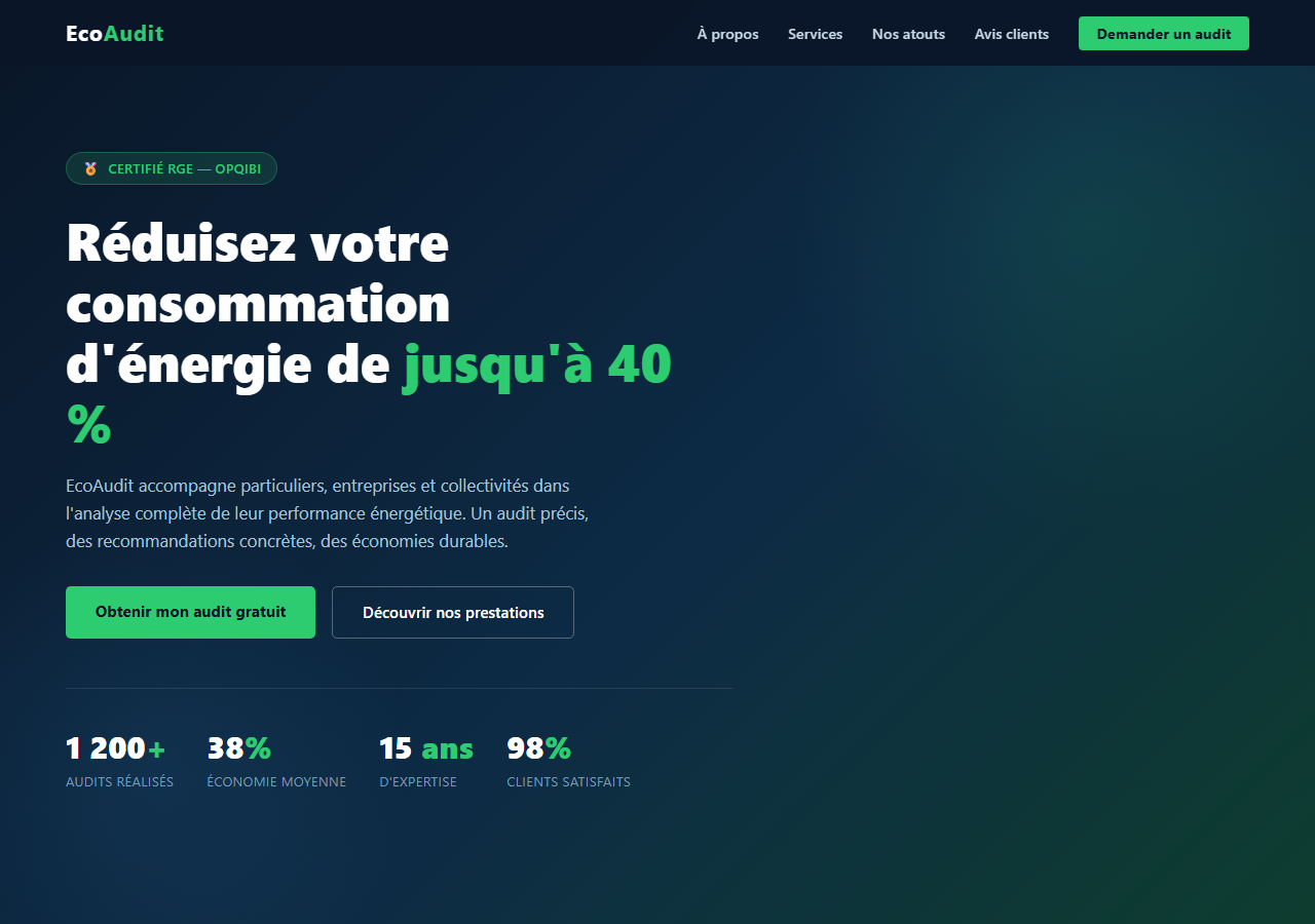 Template — Audit énergétique