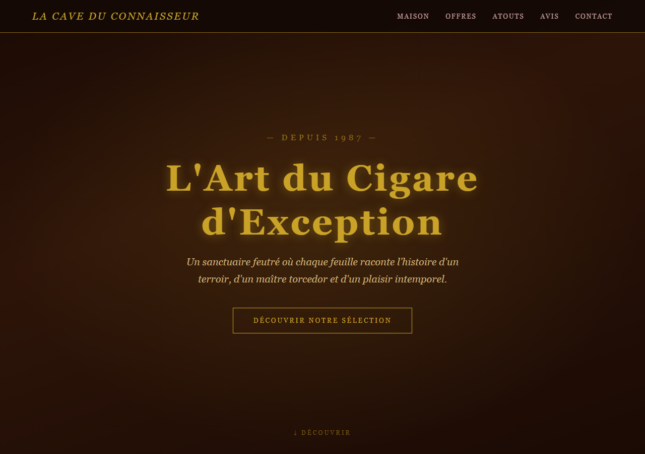 Template — Cave à cigares