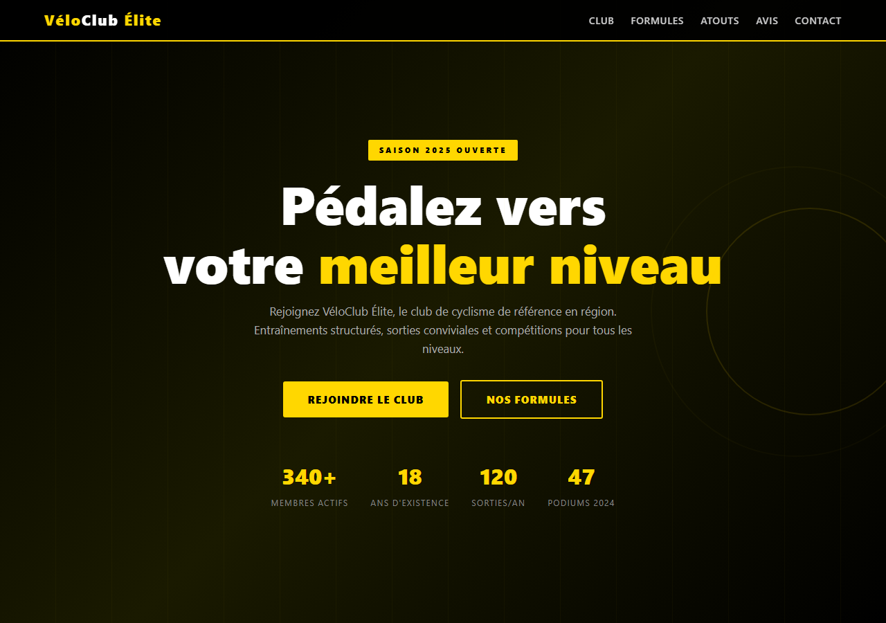 Template — Club de cyclisme