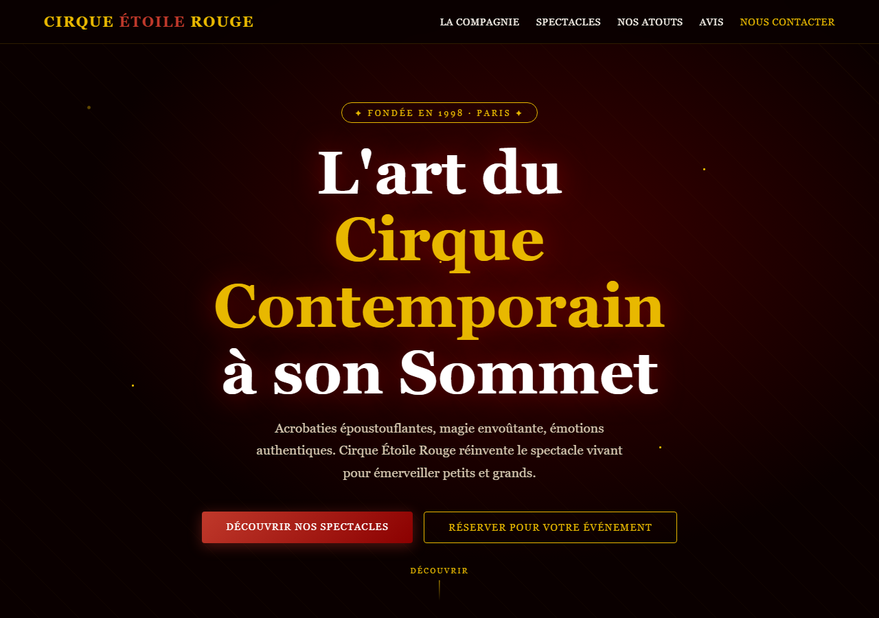Template — Compagnie de cirque