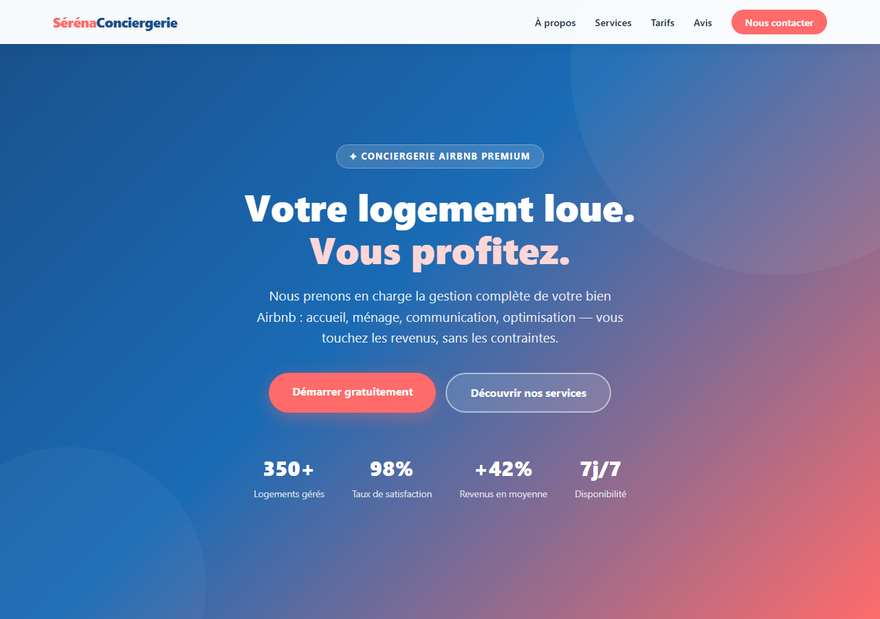 Template — Conciergerie Airbnb