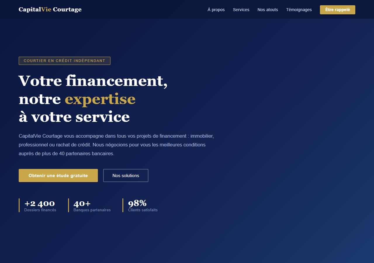 Template — Courtier en crédit