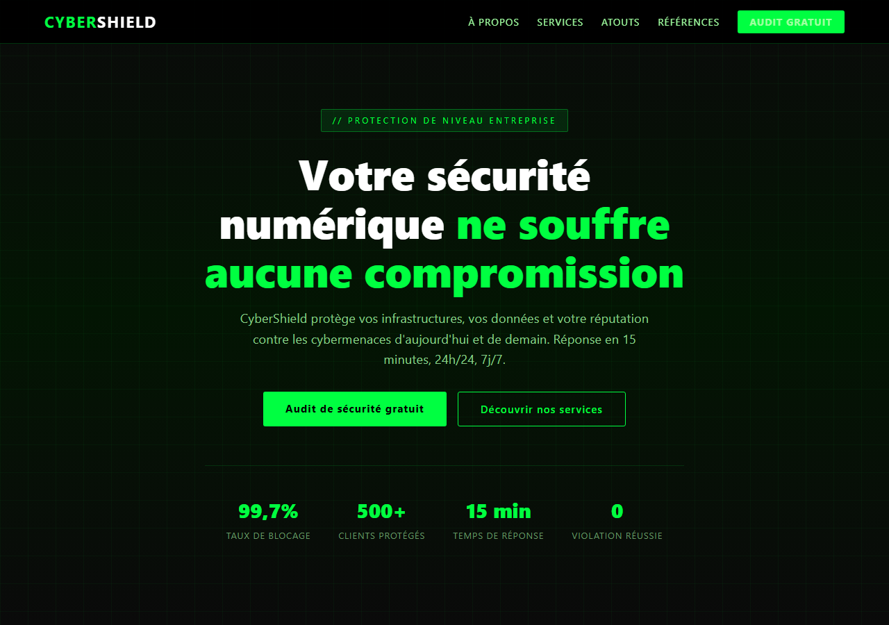 Template — Cybersécurité