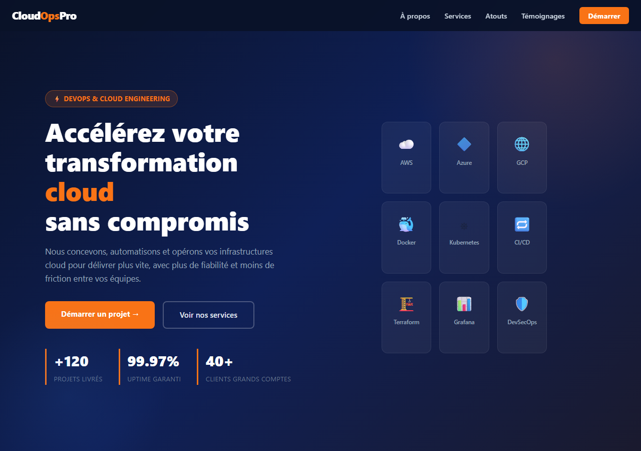 Template — DevOps & cloud