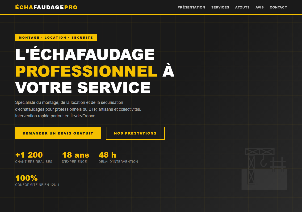 Template — Échafaudage