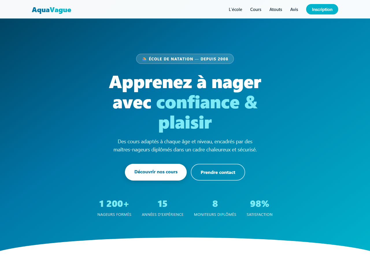 Template — École de natation
