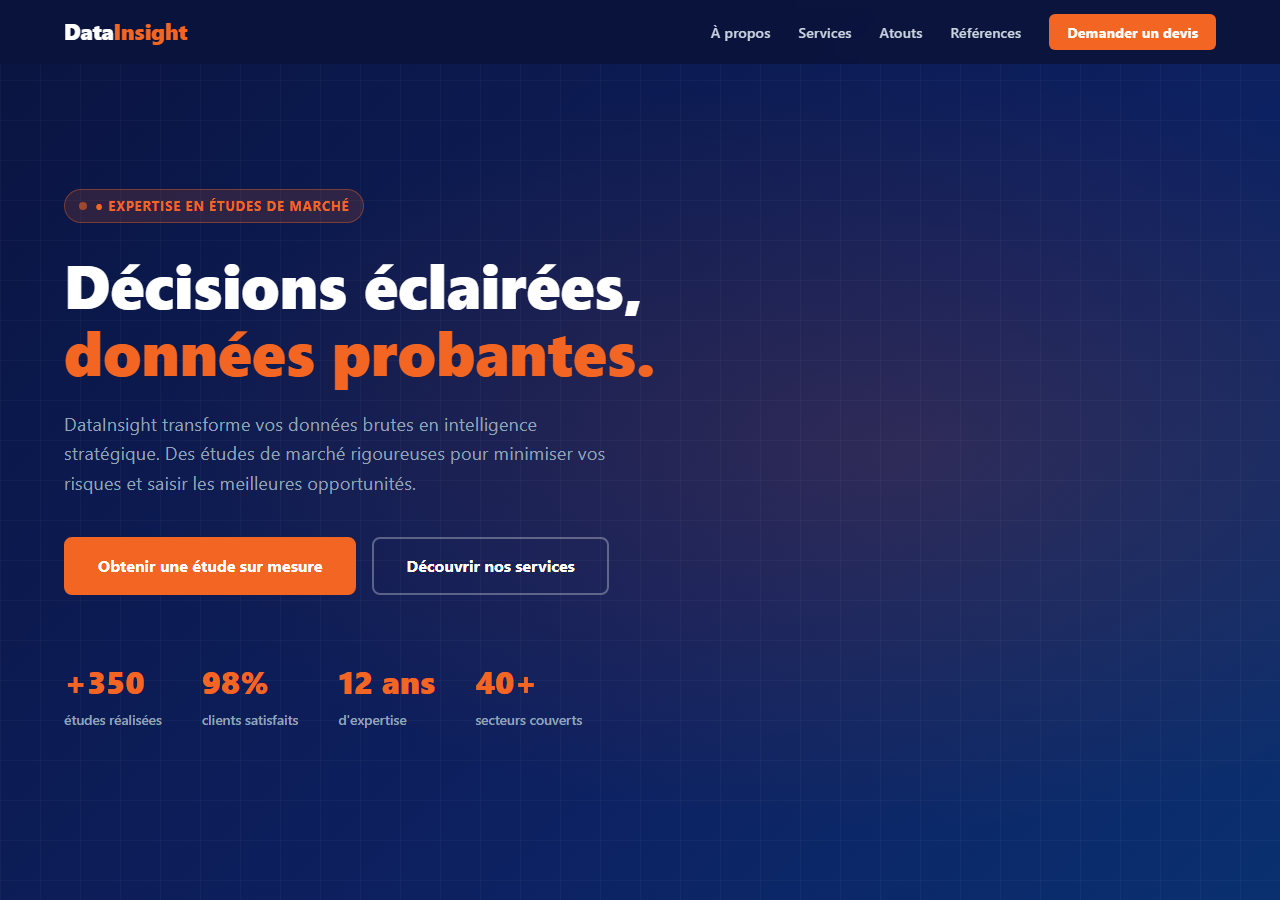 Template — Études de marché
