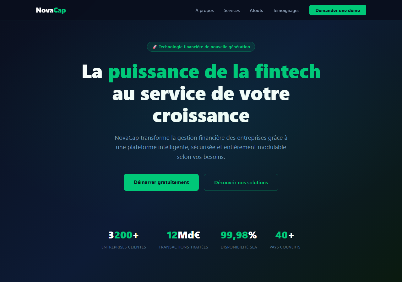 Template — Fintech
