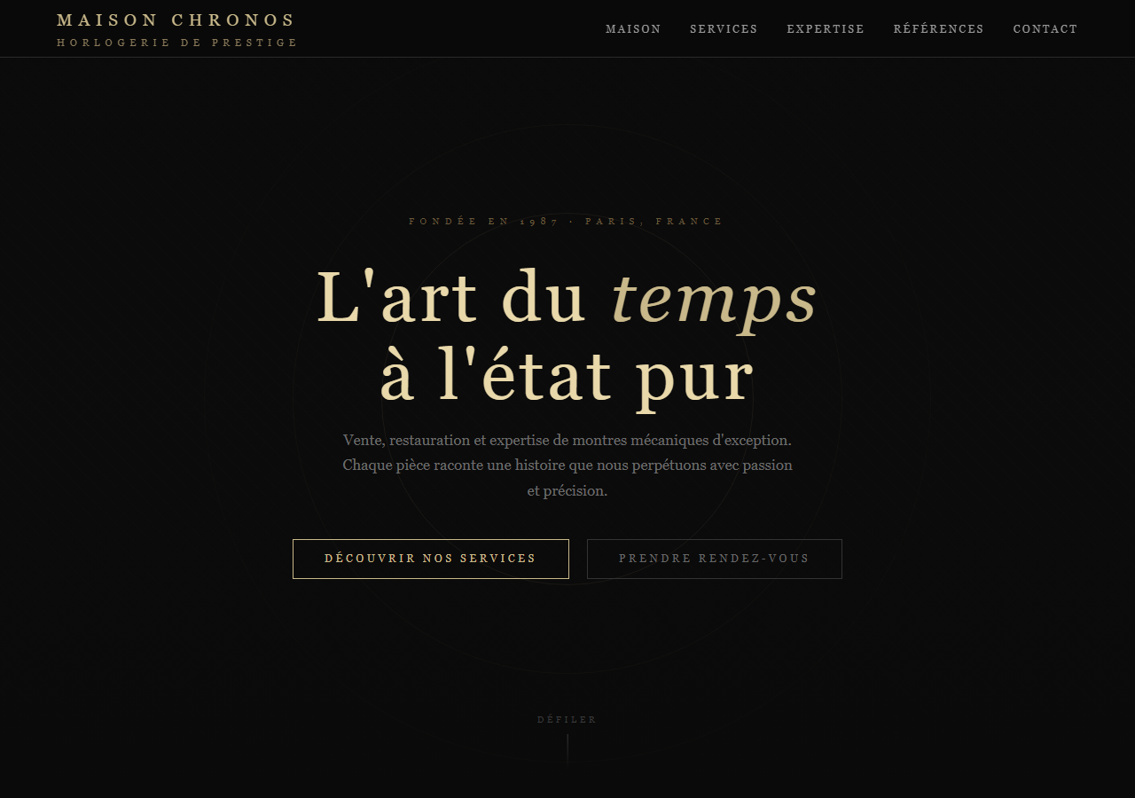 Template — Horlogerie