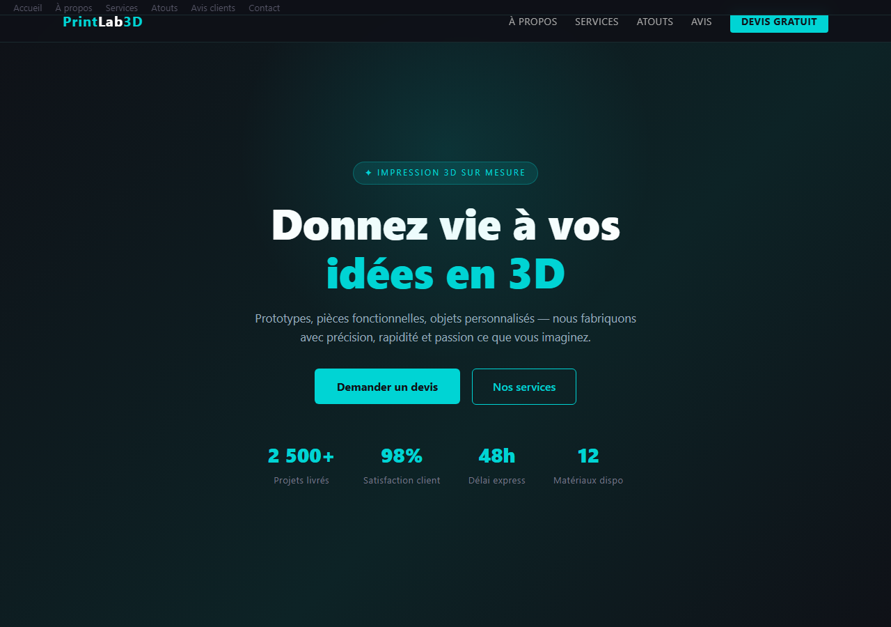 Template — Impression 3D