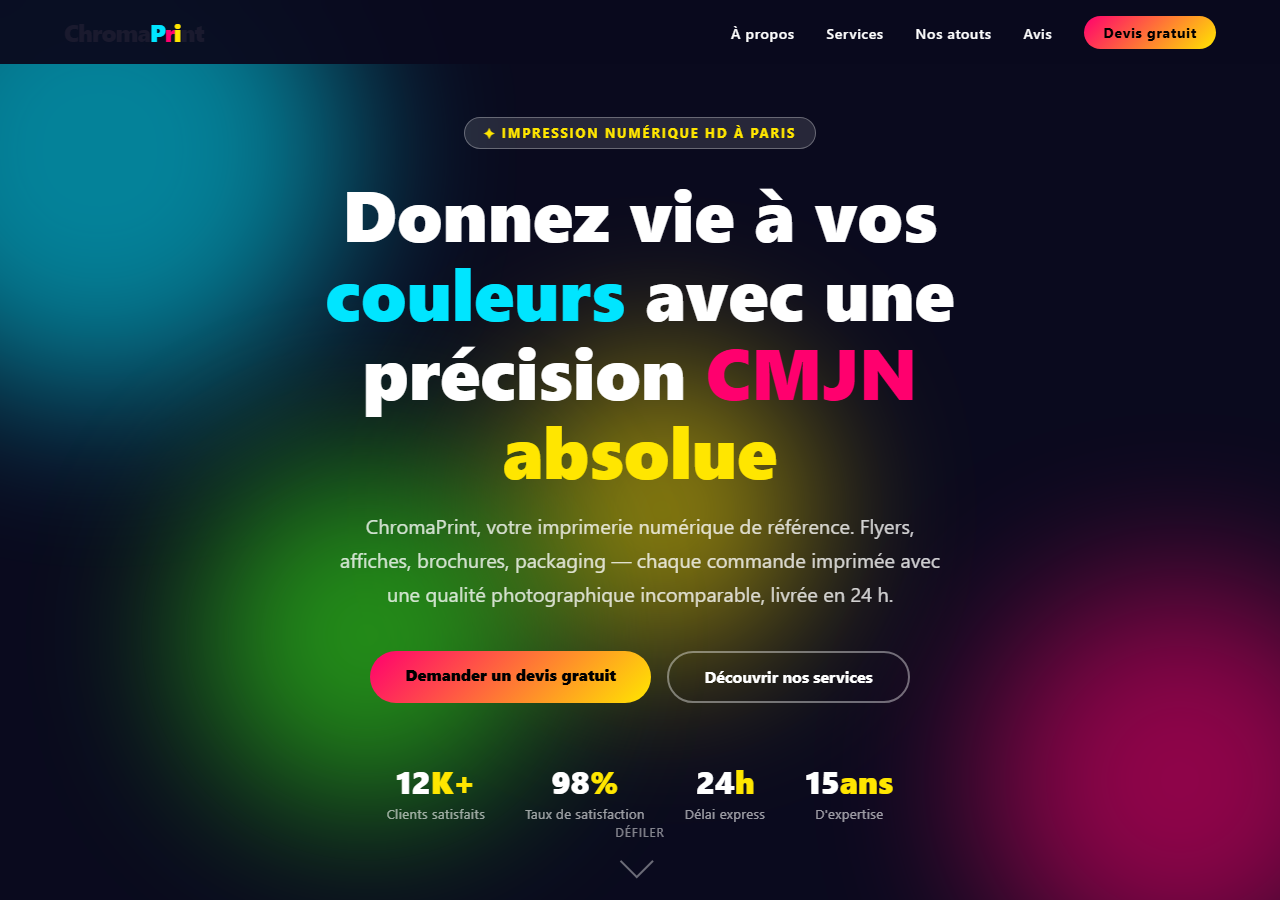 Template — Imprimerie numérique