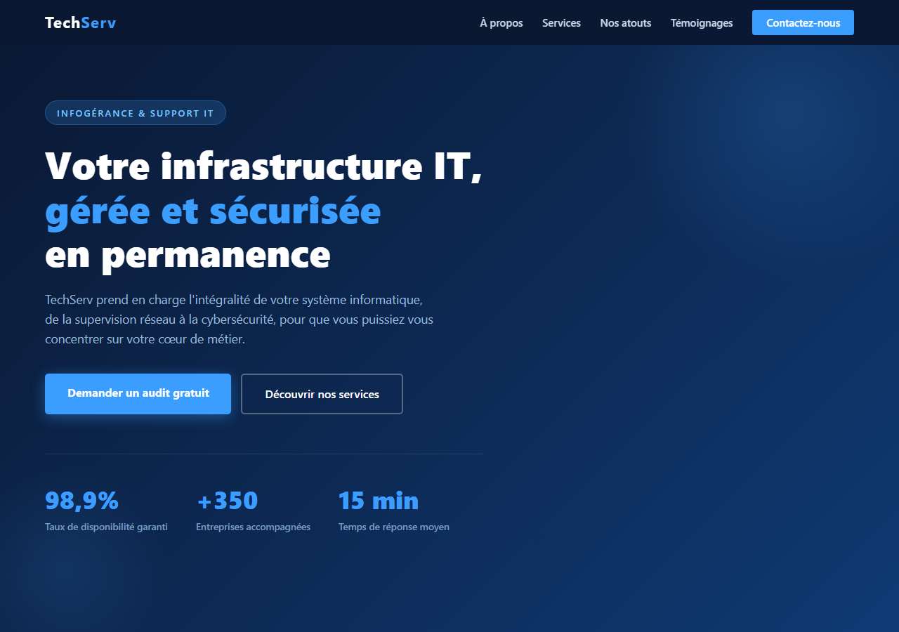Template — Infogérance & support IT