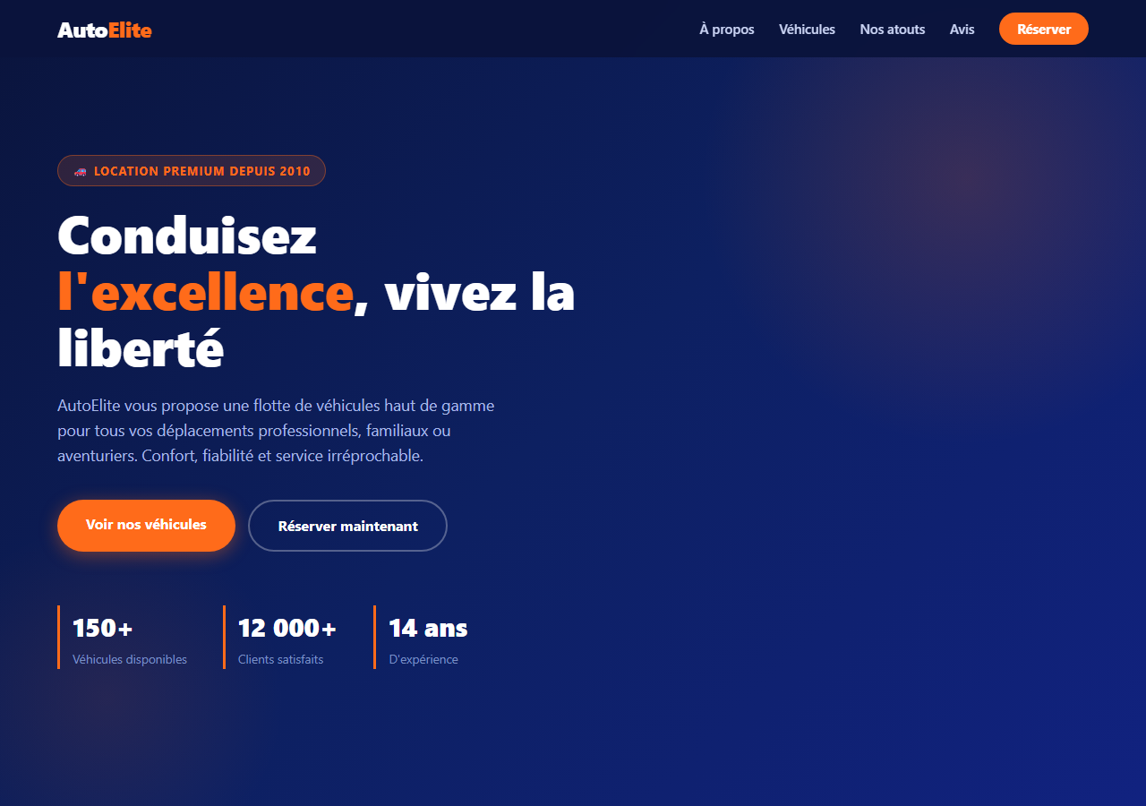 Template — Location de voiture