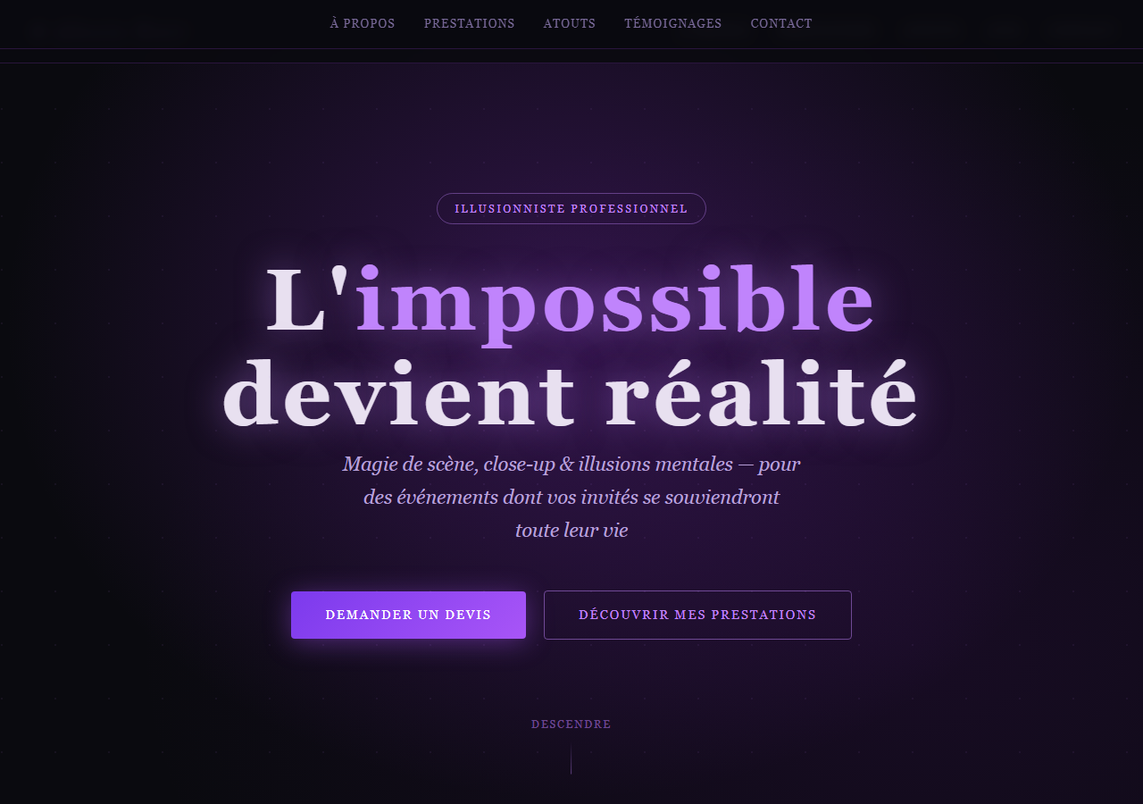 Template — Magicien