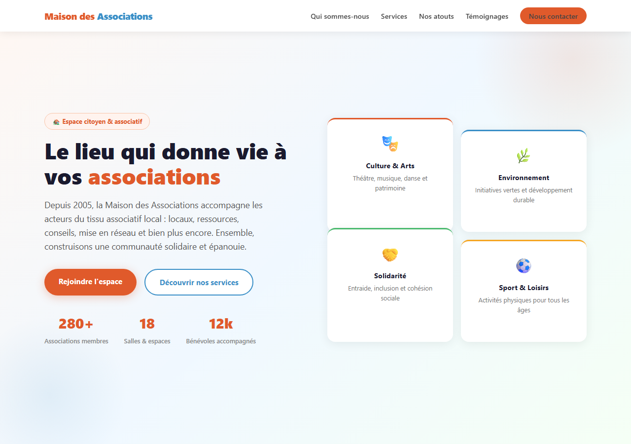 Template — Maison des associations