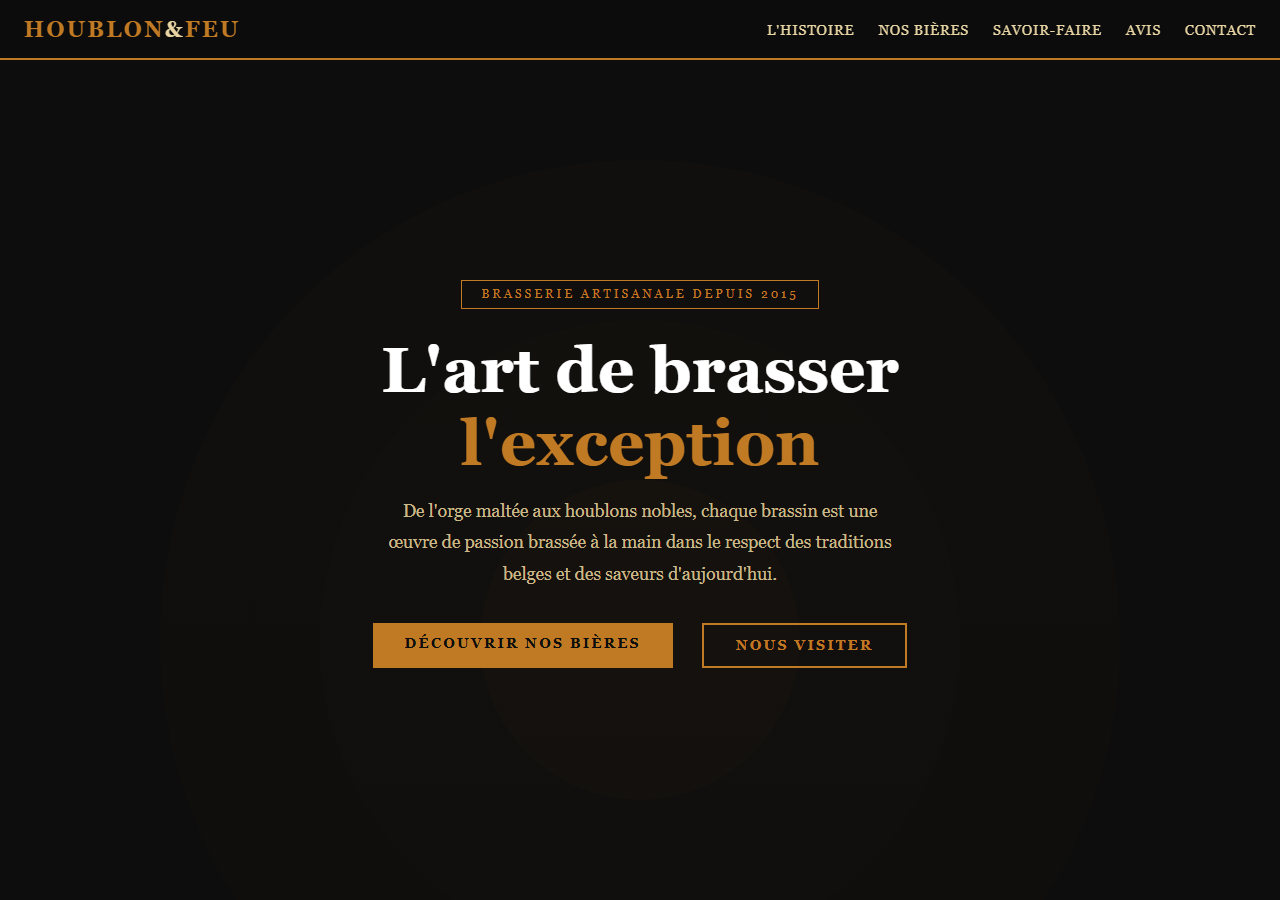 Template — Microbrasserie