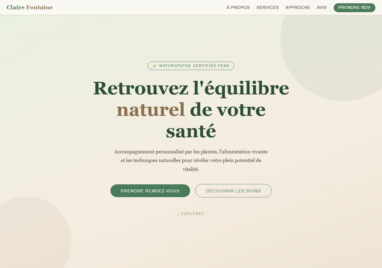 Template — Naturopathe
