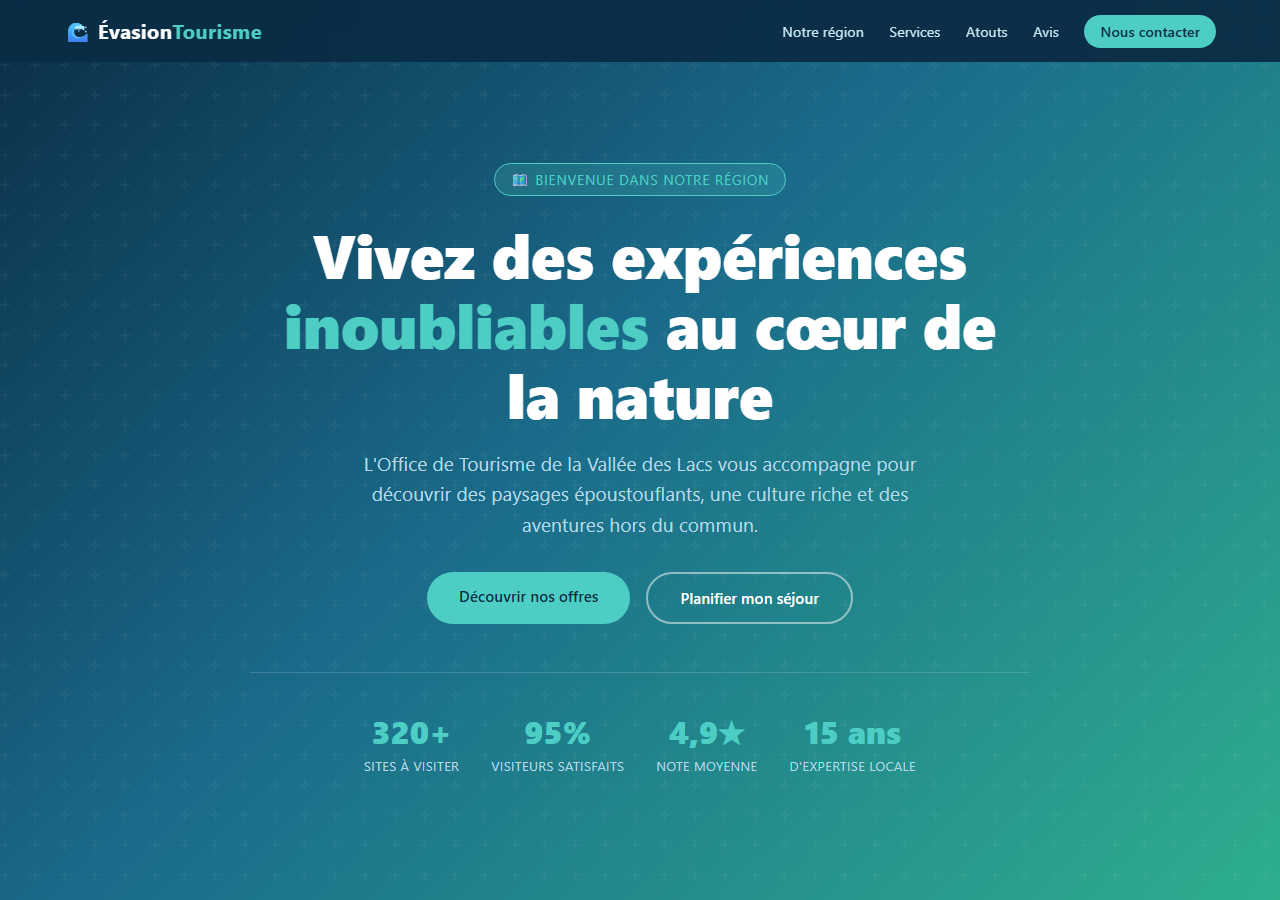 Template — Office de tourisme