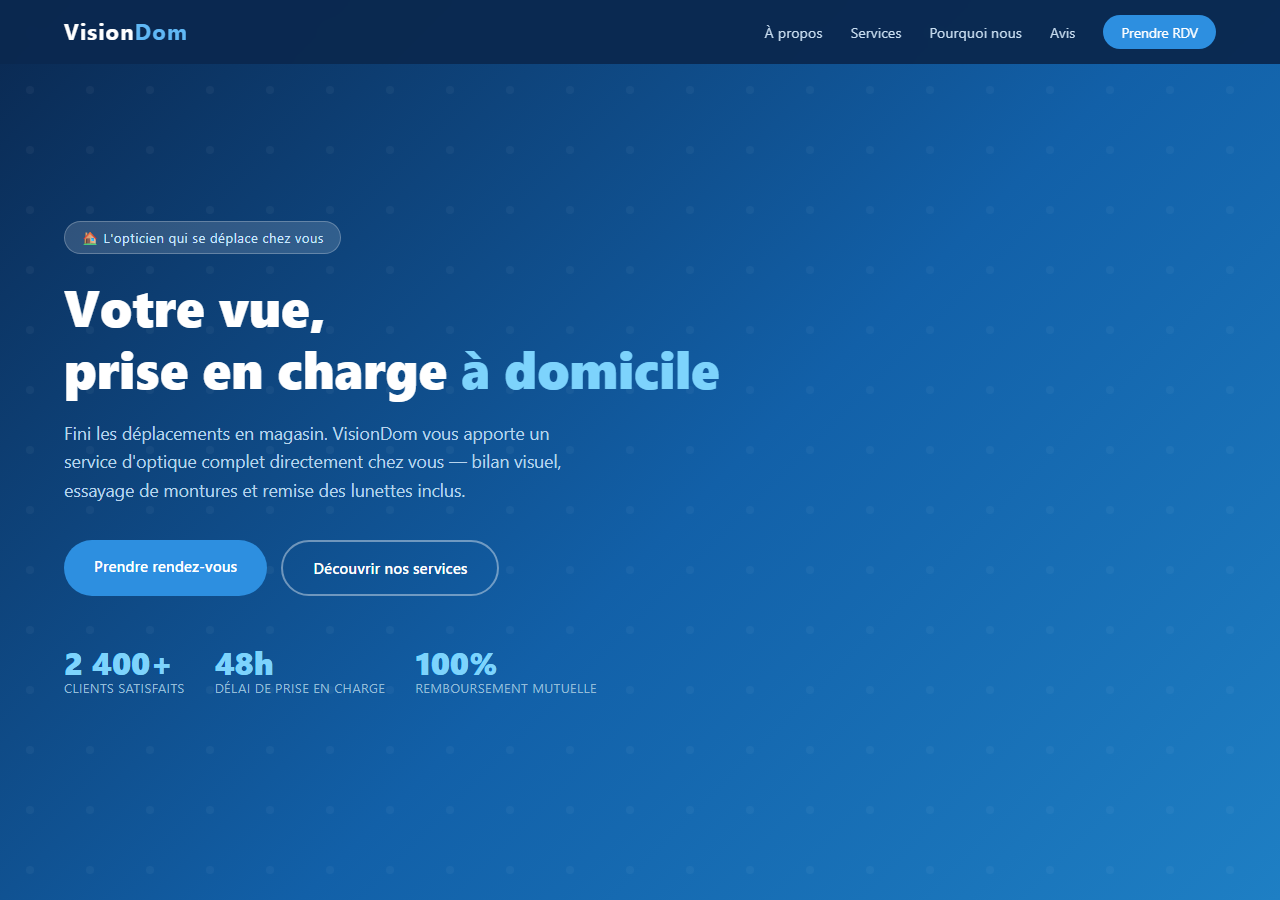 Template — Opticien à domicile