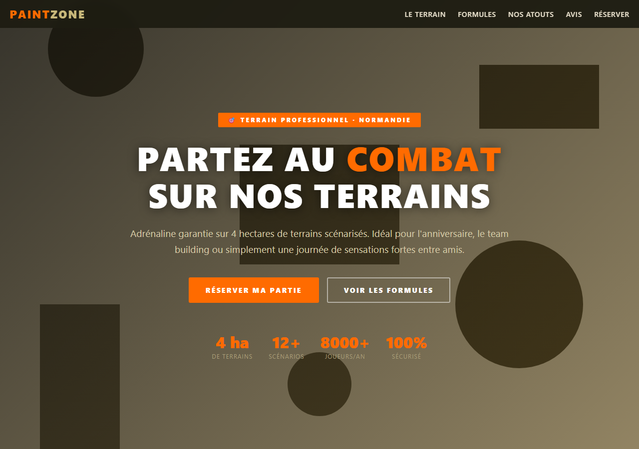 Template — Paintball