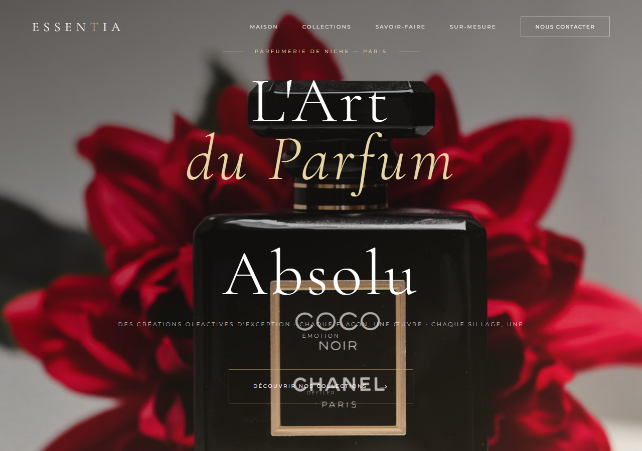 Template Signature — Parfumerie de niche