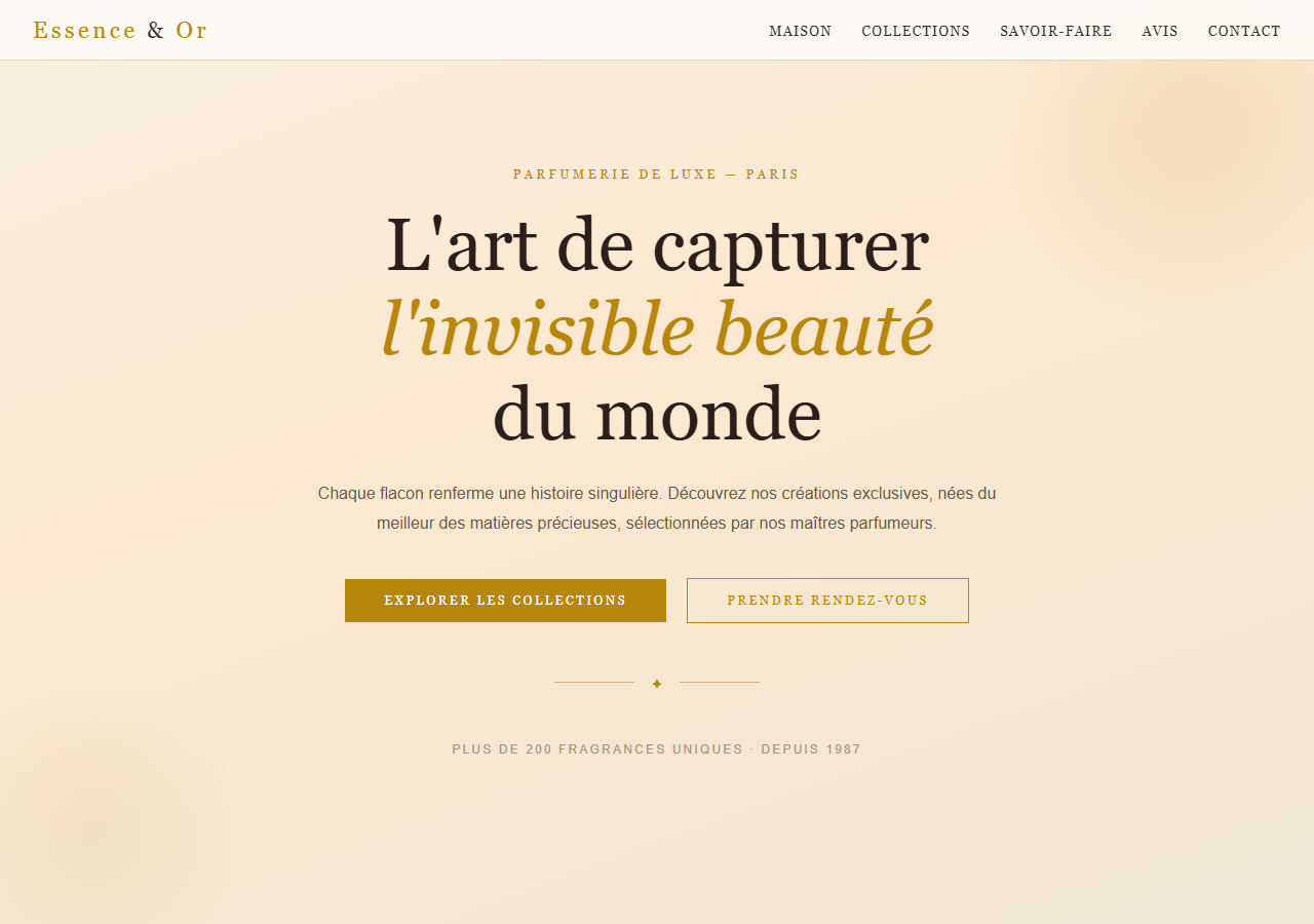 Template — Parfumerie
