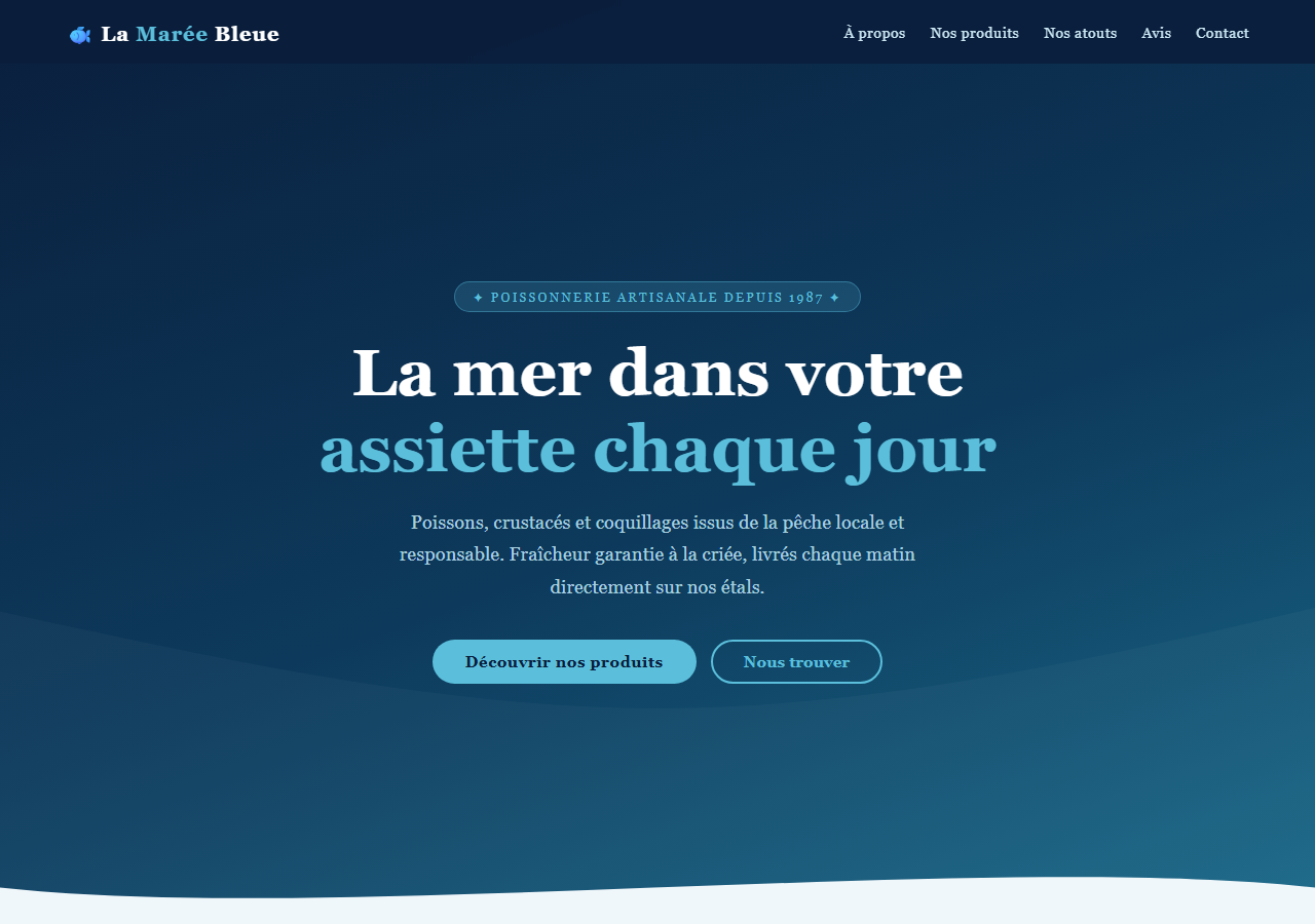 Template — Poissonnerie