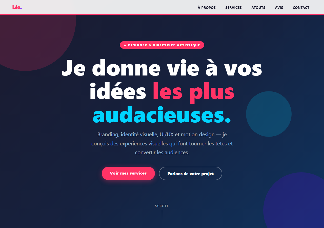 Template — Portfolio designer