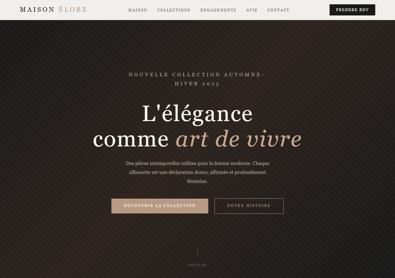 Template — Prêt-à-porter féminin