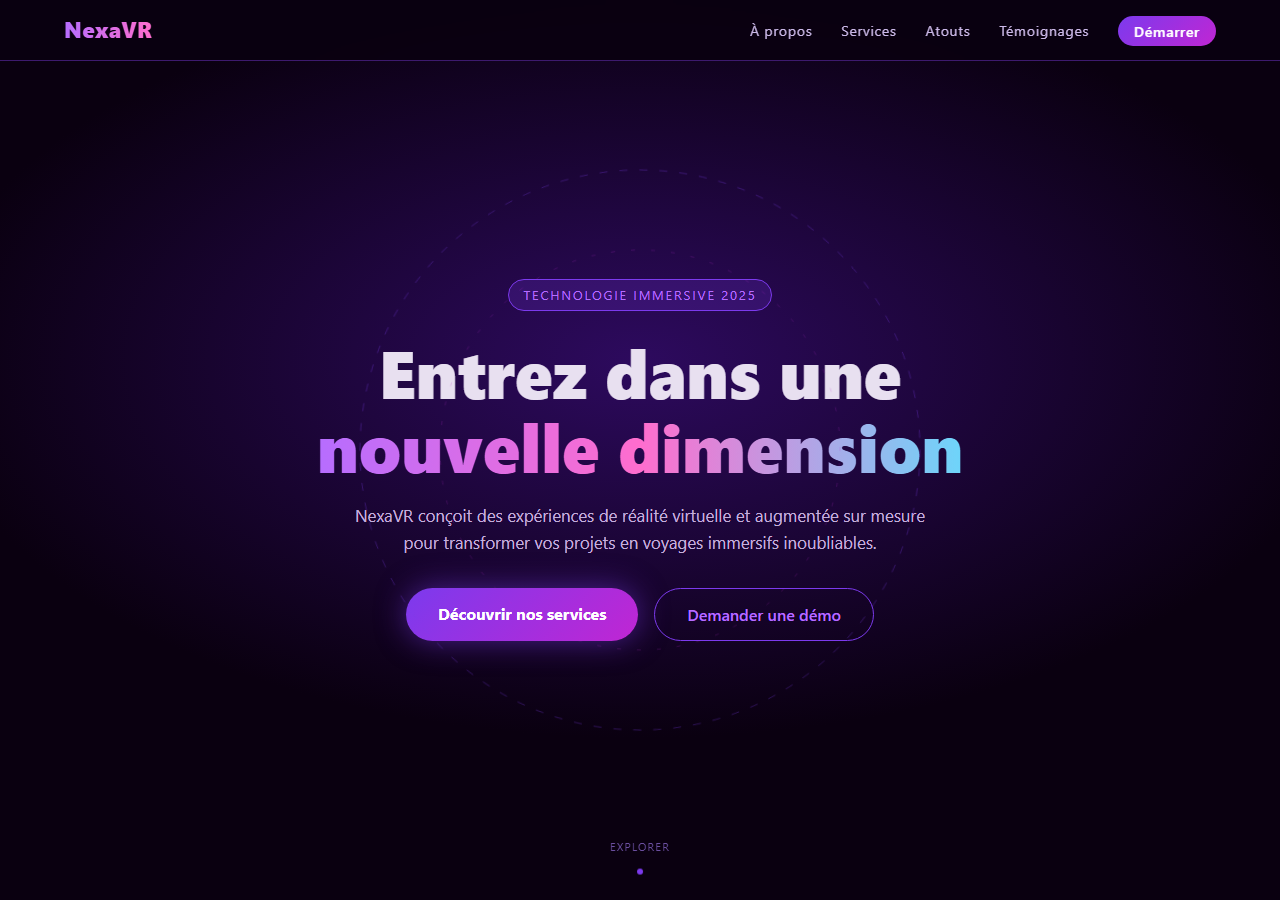 Template — Réalité virtuelle & AR