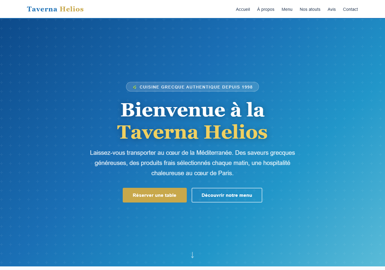 Template — Restaurant grec