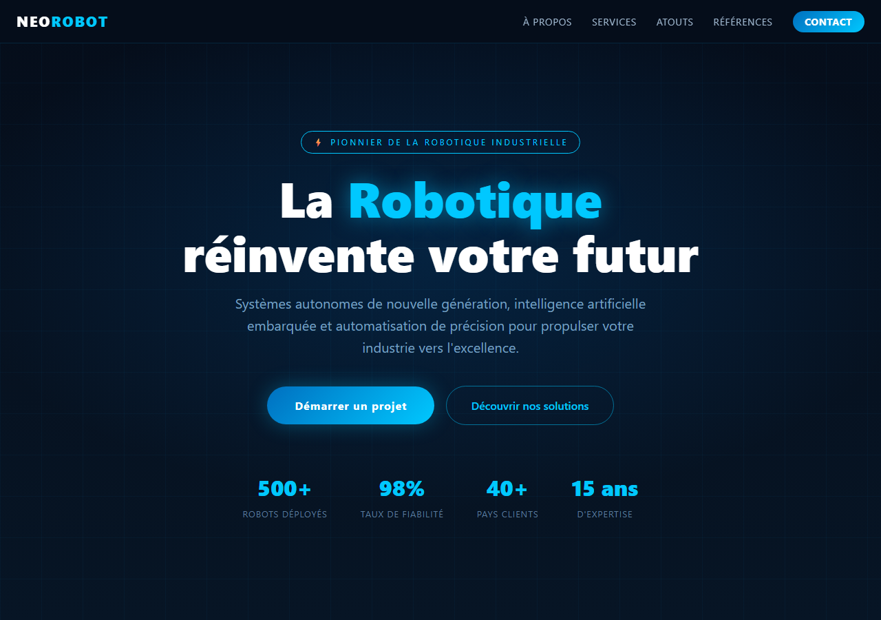 Template — Robotique