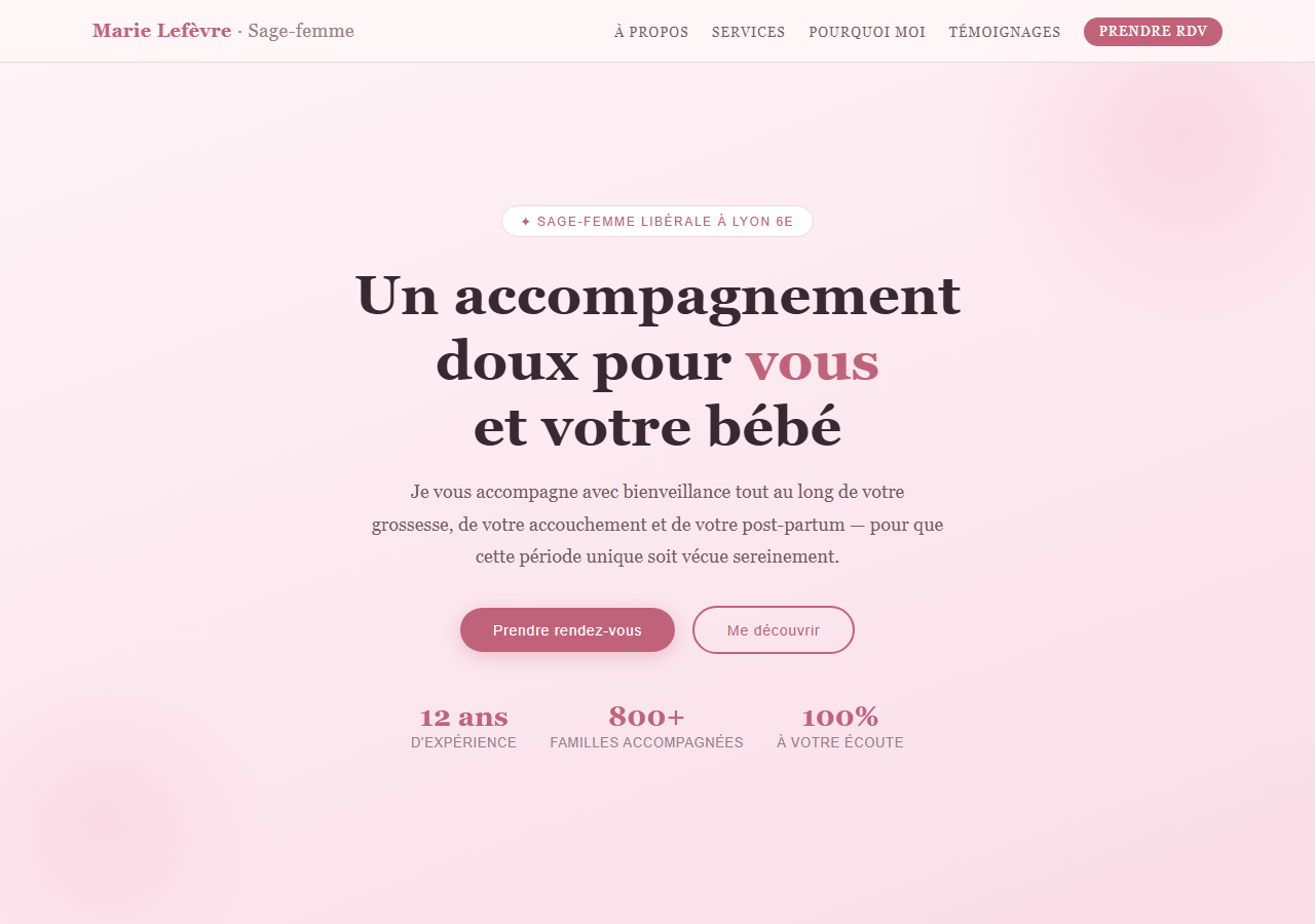 Template — Sage-femme