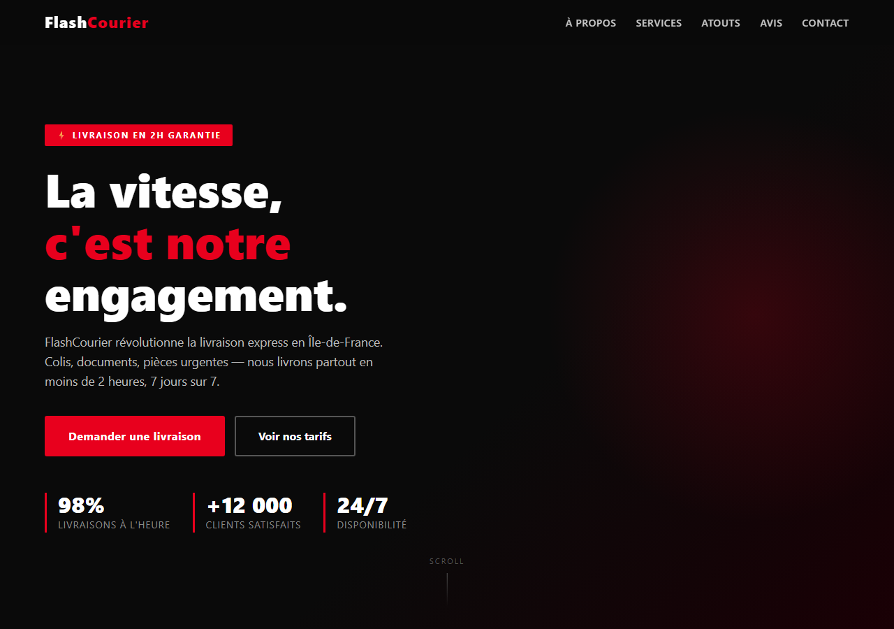 Template — Service de coursier express