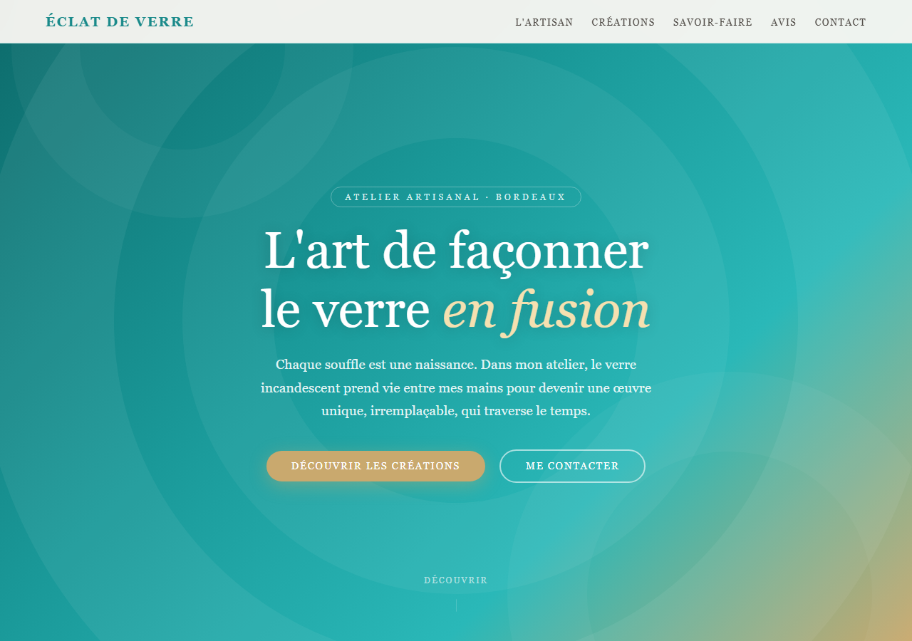 Template — Souffleur de verre