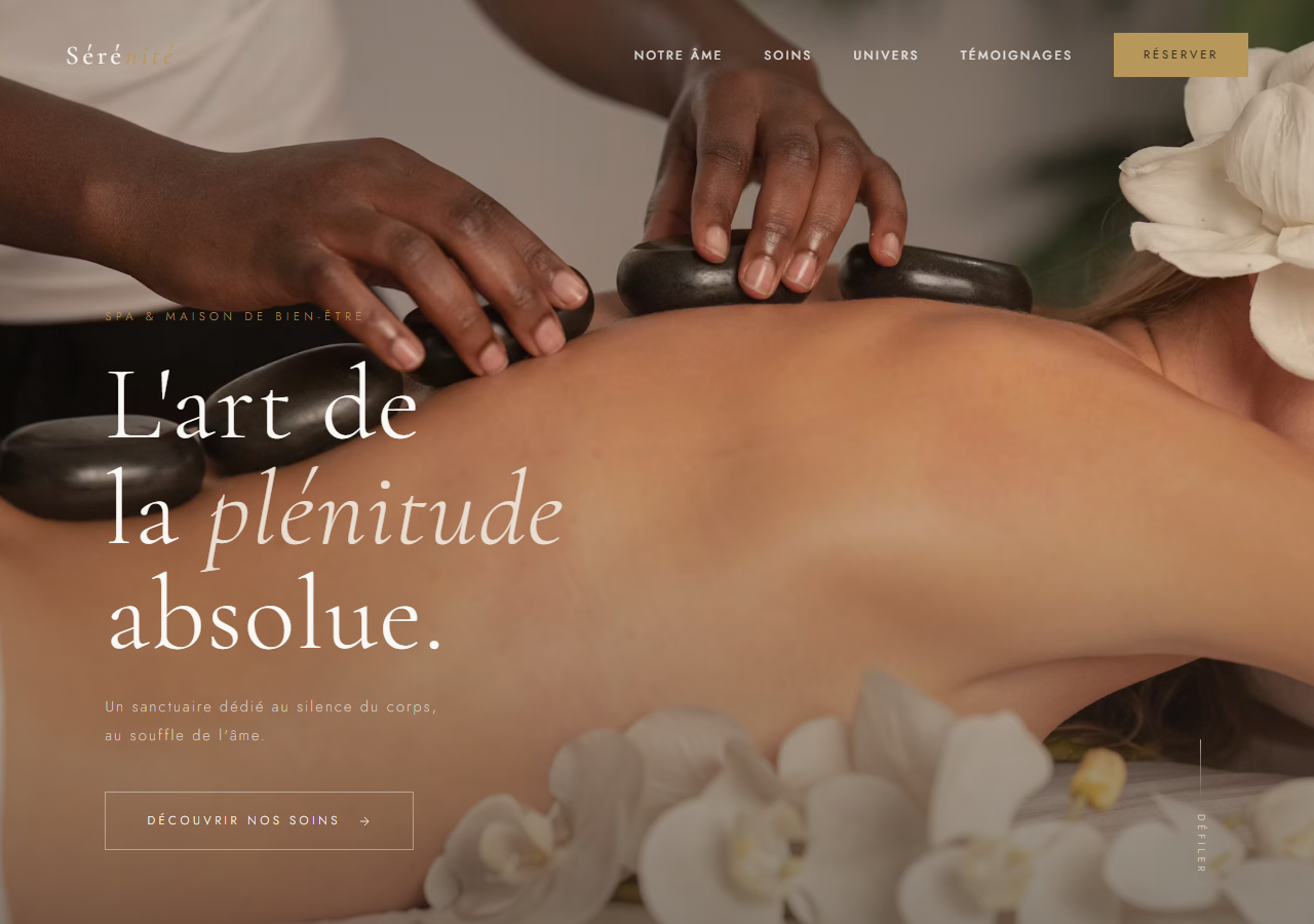 Template Signature — Spa de luxe