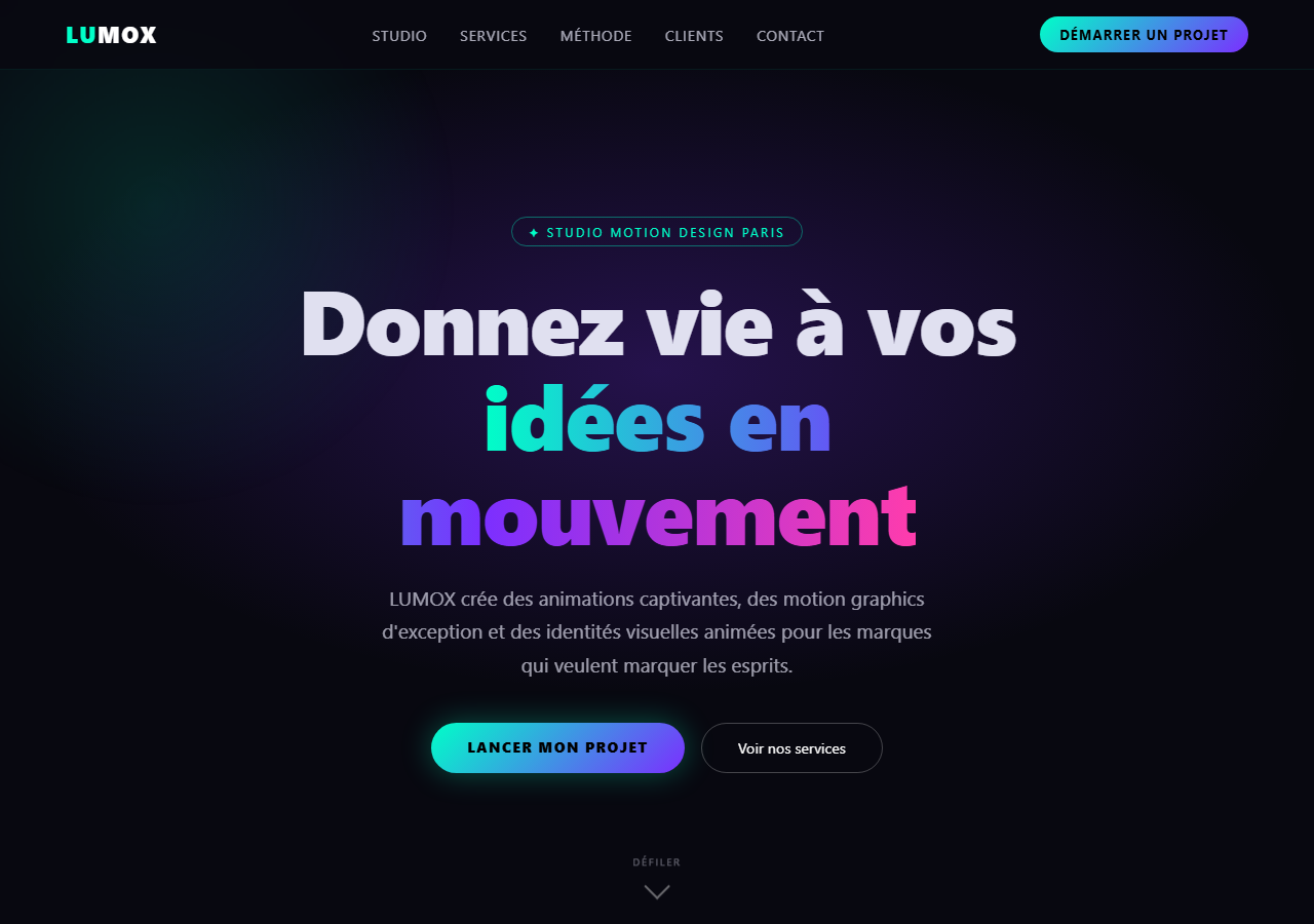 Template — Studio de motion design