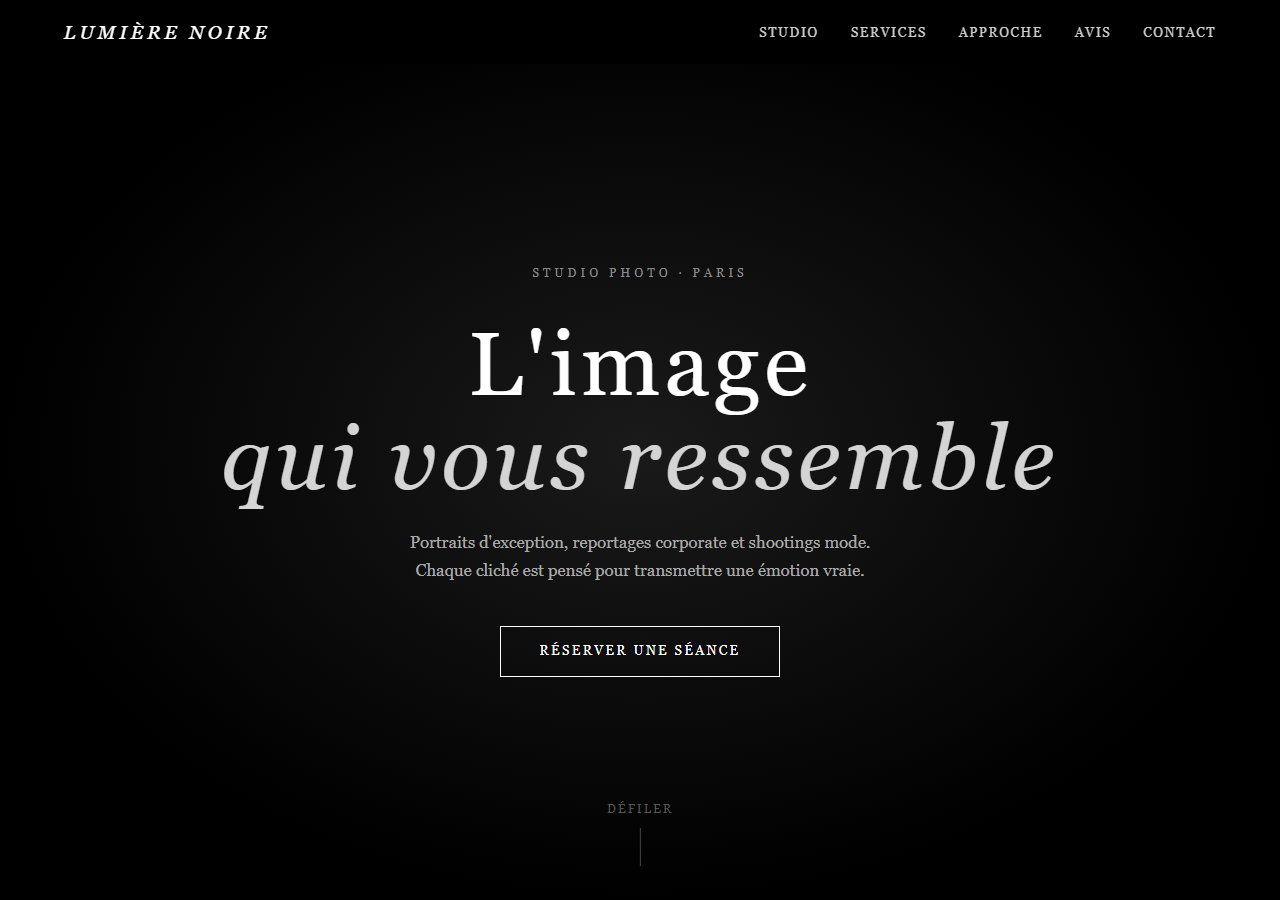 Template — Studio photo