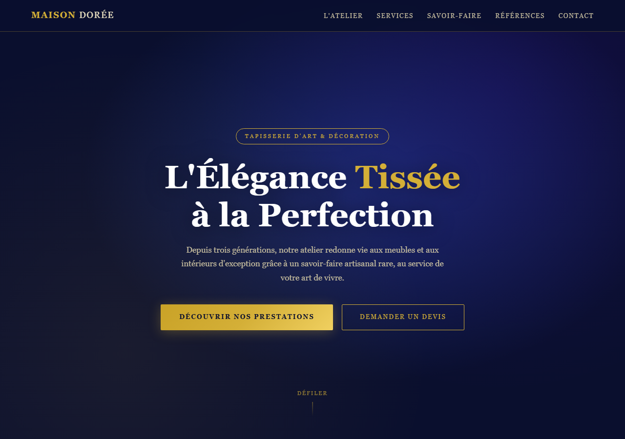 Template — Tapisserie décoration