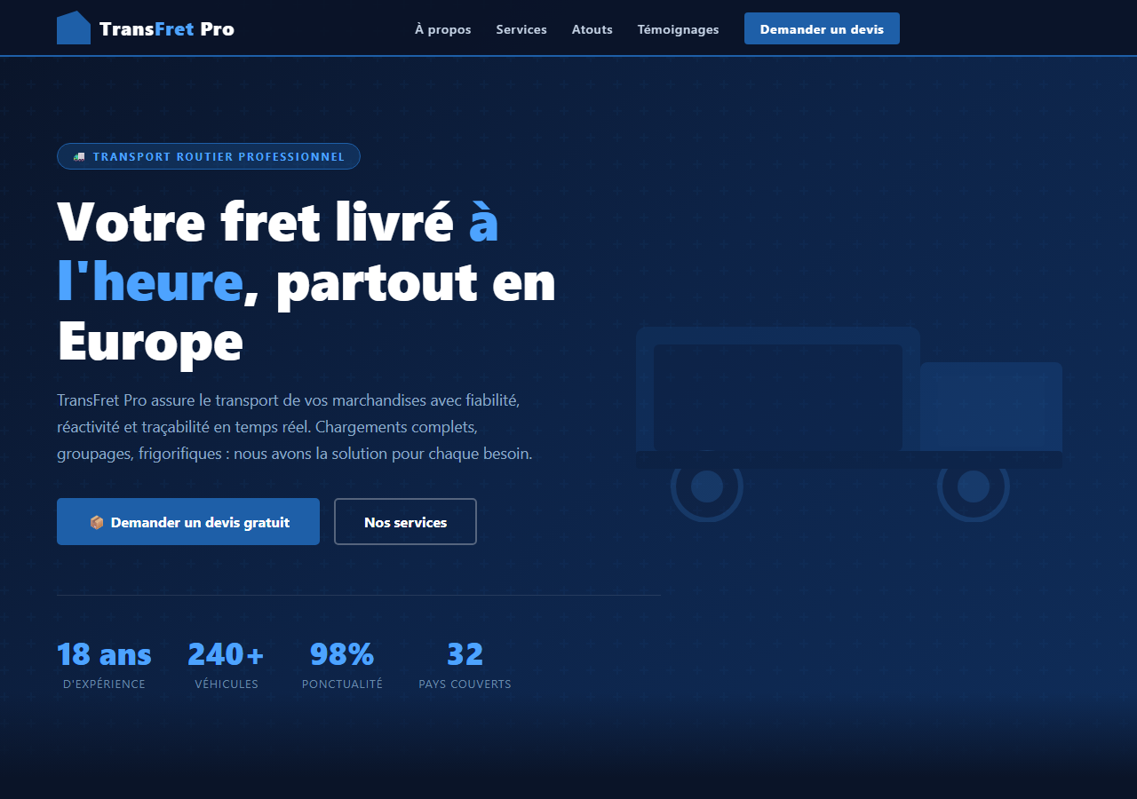 Template — Transport routier fret