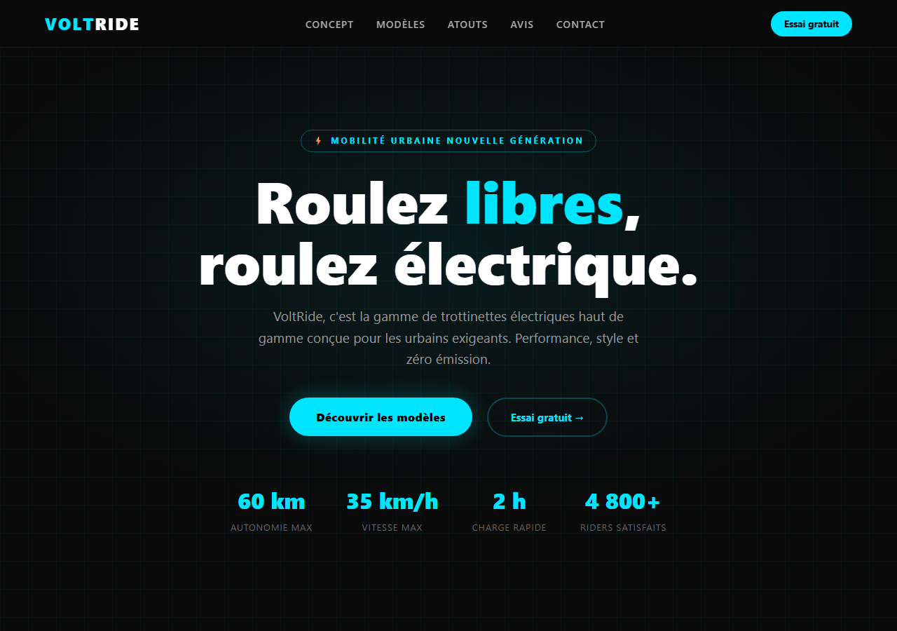 Template — Trottinettes électriques
