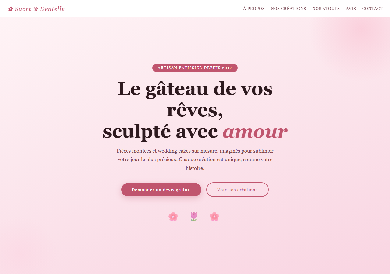 Template — Wedding cake & pièce montée